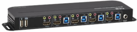 KVM Switch, 4-Port, HDMI, USB 3.0, 4K 60 Hz, HDR, HDCP 2.2, IR