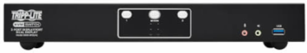KVM Switch, 2-Port, DisplayPort Dual-Display, USB 3.2 Gen 1, 4K 60 Hz, HDCP 2.2, TAA
