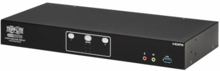 KVM Switch, 2-Port, HDMI Dual-Display, USB 3.2 Gen 1, 4K 60 Hz, HDCP 2.2, TAA