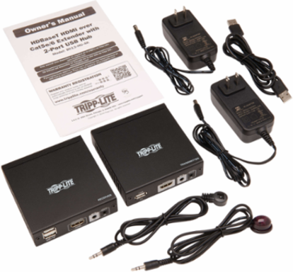 HDMI HDBaseT KVM Console Extender - 4K @ 30 Hz, 230 ft. Signal Range, 2 USB Ports