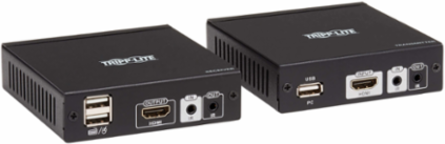 HDMI HDBaseT KVM Console Extender - 4K @ 30 Hz, 230 ft. Signal Range, 2 USB Ports