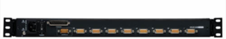 8-Port 1U Rack-Mount KVM Switch with 19 Inch LCD, HD15/USB/PS2 Ports