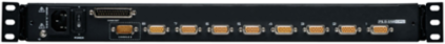 8-Port KVM Switch with 19 Inch LCD, 1U Rack-Mountable Design