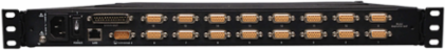 16-Port 1U Rack-Mount KVM Switch with 19 Inch LCD, IP Access