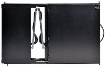 1U Rack-Mount Console with 19 Inch LCD, DVI-I, USB 2.0 Port, 1366 x 768 Resolution