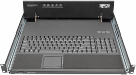 1U Rack-Mount Console with 19 Inch LCD, Short-Depth, TAA Compliant