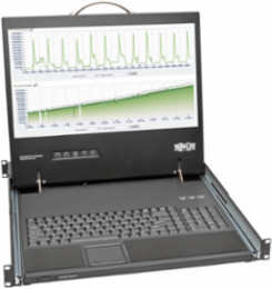 1U Rack-Mount Console with 19 Inch LCD, Short-Depth, TAA Compliant