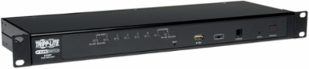 8-Port 1U Rack-Mount IP KVM Switch, PS/2 & USB Connectivity, Remote Access, 3-Year Warranty