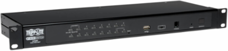 16-Port 1U Rack-Mount IP KVM Switch with USB/PS2 Connectivity