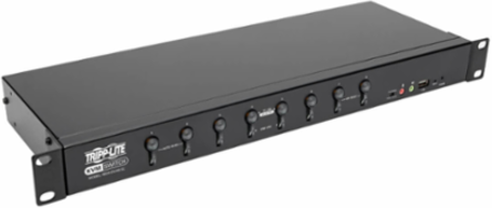 8-Port DVI/USB KVM Switch, 1920 x 1200 Resolution, Rack-Mountable, Audio Support