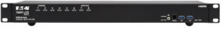 KVM Switch, 8-Port, HDMI, USB, Stereo Audio, 4K 60Hz, 1U Rack-Mount, TAA