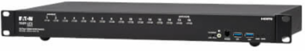 KVM Switch, 16-Port, HDMI, USB, Stereo Audio, 4K 60Hz, 1U Rack-Mount, TAA