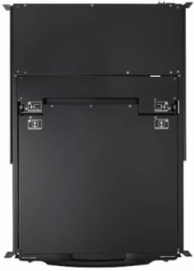 Console KVM Switch, 8-Port, DisplayPort, 1U Rack-Mount, 17 in LCD, Dual Rail, TAA