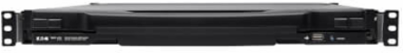 Console KVM Switch, 8-Port, DisplayPort, 17 in LCD, IP Remote Access, Dual Rail, 1U Rack-Mount, TAA