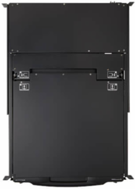 Console KVM Switch, 8-Port, DisplayPort, 17 in LCD, IP Remote Access, Dual Rail, 1U Rack-Mount, TAA