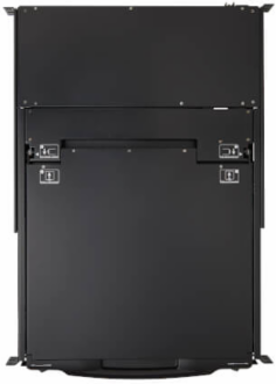 Console KVM Switch, 16-Port, DisplayPort, 17 in LCD, Dual Rail, 1U Rack-Mount, TAA