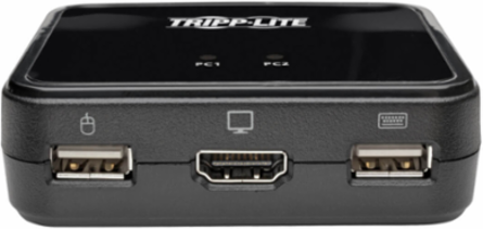 2-Port USB/HDMI KVM Switch with Built-in 4 ft. Cables, 1920 x 1200 Resolution