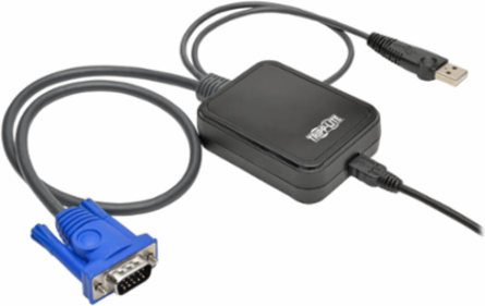 KVM Console Adapter, 1920 x 1200 @ 60 Hz, USB 2.0, Compact Design