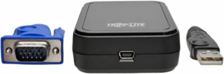 KVM Console Adapter, 1920 x 1200 @ 60 Hz, USB 2.0, Compact Design