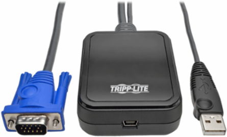 KVM Console Adapter, 1920 x 1200 @ 60 Hz, USB 2.0, Compact Design