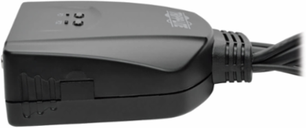 2-Port USB VGA KVM Switch with Built-in Cables, Supports 2048x1536 Resolution