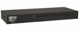 16-Port 1U Rack-Mount KVM Switch, USB/PS2, Max Resolution 2048 x 1536