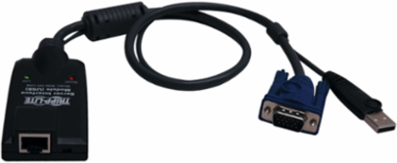 NetDirector USB Server Interface Unit, Connects USB Server to B064-Series KVM Switch via Cat5e/6
