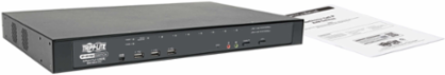 8-Port Rack-Mount KVM Switch with Virtual Media, 1920 x 1200 Resolution, TAA Compliant