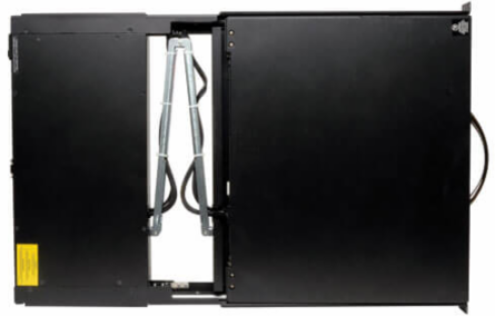 8-Port Cat5 Rack-Mount KVM Switch with 19 Inch LCD, Supports 1366 x 768 Resolution