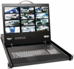 NetCommander 16-Port Cat5 KVM Switch, 19 Inch LCD, 1U Rack-Mount, IP Remote Access