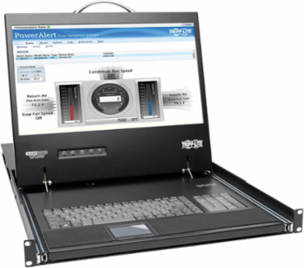 NetCommander 16-Port KVM Switch, 19 Inch LCD, 3 User Access, 1U Rack-Mount