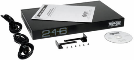 16-Port Cat5 KVM Switch with IP Remote Access, 1U Rack-Mount, 1920x1080 Resolution