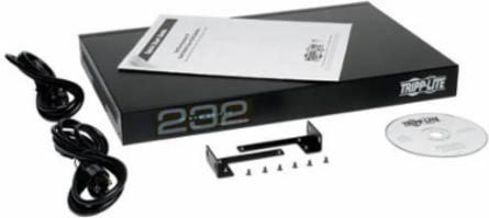 32-Port KVM Switch with IP Remote Access, Supports 3 Users, Rack-Mountable