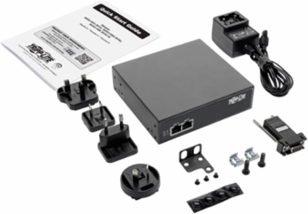 4-Port Console Server, Dual GB NIC, USB 2.0, 1.3 lb, Rackmountable