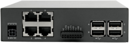 4-Port Console Server, Dual GB NIC, USB 2.0, 1.3 lb, Rackmountable