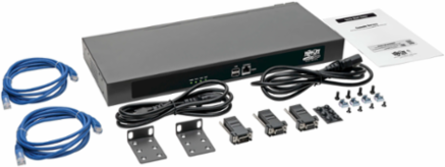 16-Port Console Server, Dual GbE NIC, USB Ports (2), Rackmountable, 4 Gb Flash