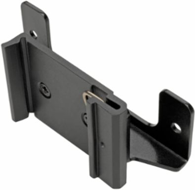 DIN Rail-Mounting Bracket for Digital Signage - 65 mm Hole Spacing, Aluminum