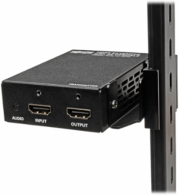 DIN Rail-Mounting Bracket for Digital Signage - 65 mm Hole Spacing, Aluminum