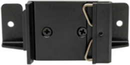 DIN Rail-Mounting Bracket for Digital Signage - 65 mm Hole Spacing, Aluminum