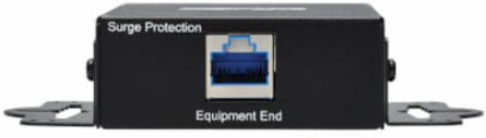 In-Line Network Surge Protector, 10 Gbps, Cat6a/Cat8, Metal Case, IEC Compliant, TAA