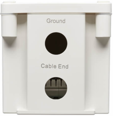 Outdoor In-Line PoE Surge Protector, IP68, 1 Gbps, Cat5e/6, 110 Punch Down, IEC Compliant, TAA