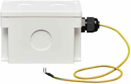 Outdoor In-Line PoE Surge Protector, IP68, 1 Gbps, Cat5e/6, 110 Punch Down, IEC Compliant, TAA