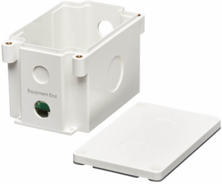 Outdoor In-Line PoE Surge Protector, IP68, 1 Gbps, Cat5e/6, 110 Punch Down, IEC Compliant, TAA