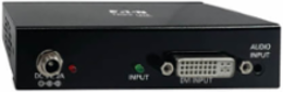 DVI Splitter, 2-Port, Single-Link, 1920x1200 @ 60 Hz, Stereo Audio, Signal Booster, International
