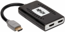 2-Port HDMI 2.0 Splitter, 4K @ 60 Hz, HDR, HDCP 2.2, USB Powered