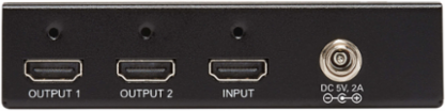 2-Port HDMI Splitter 4K @ 60 Hz, HDR, HDCP 2.2, Metal Construction