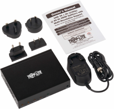 4-Port HDMI Splitter, 4K @ 60 Hz, Multi-Resolution Support, HDR