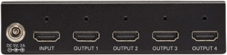4-Port HDMI Splitter, 4K @ 60 Hz, Multi-Resolution Support, HDR