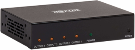 4-Port HDMI Splitter, 4K @ 60 Hz, Multi-Resolution Support, HDR