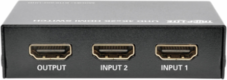 2-Port HDMI Switch - 4K @ 60Hz, HDMI 2.0, HDCP 2.2, Remote Control